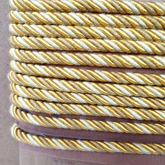 28 Yds. Upholstery Cording Twist Lip Cord New Sewing Trims Grouping - Picture 4 of 7